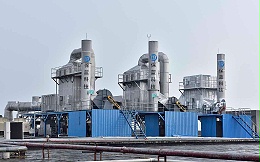 东莞超盈纺织定型机废气处理设备应用案例